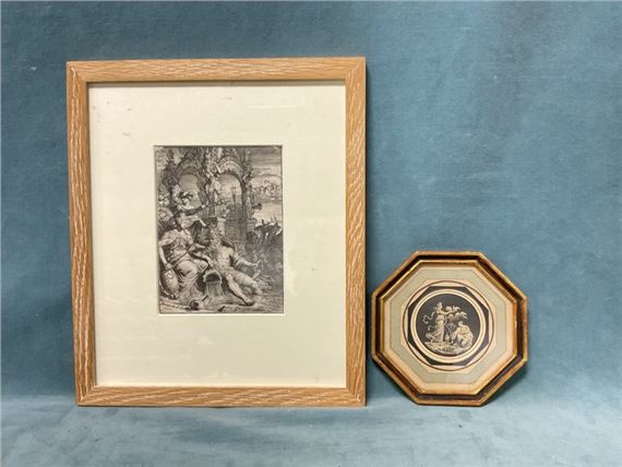 the personification of the River Ij surrounded by classical gods - Romeyn de Hooghe