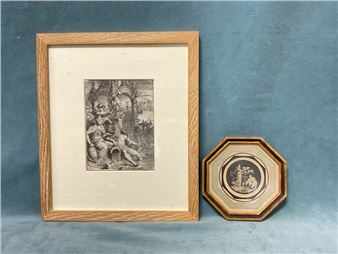 the personification of the River Ij surrounded by classical gods - Romeyn de Hooghe