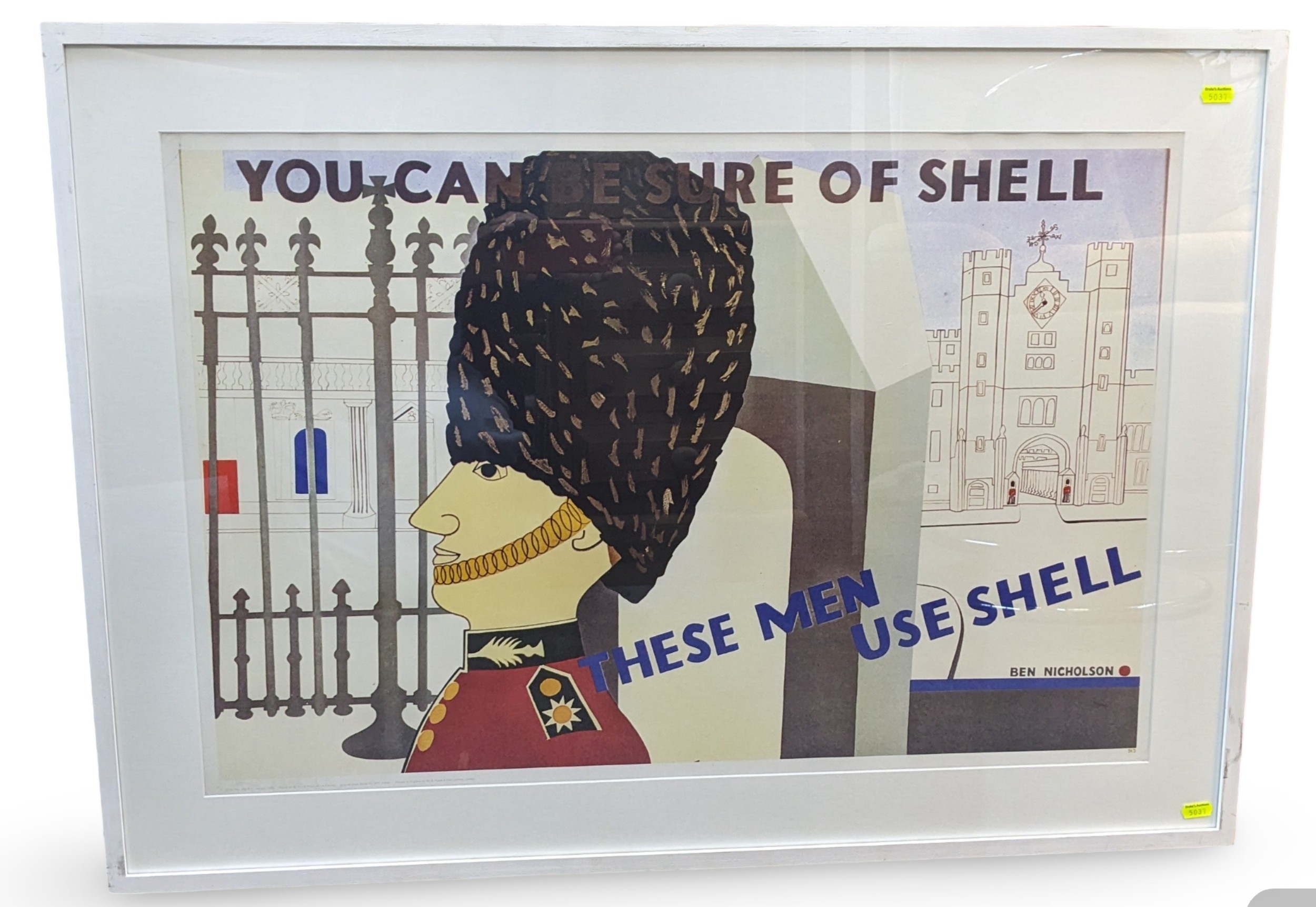 Ben Nicholson | Shell' advertising poster (1969) | MutualArt