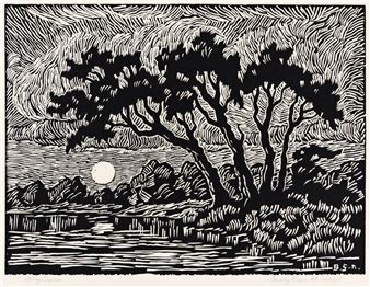 Smoky River at Twilight - Birger Sandzén