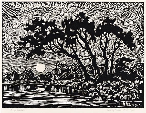 Smoky River at Twilight - Birger Sandzén