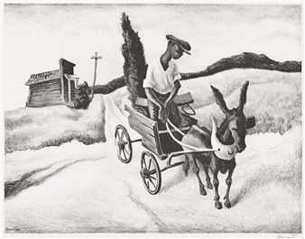 Lonesome Road - Thomas Hart Benton‏