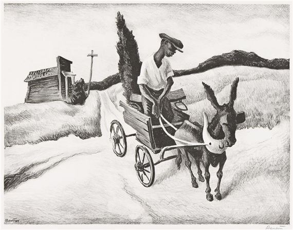 Lonesome Road - Thomas Hart Benton‏