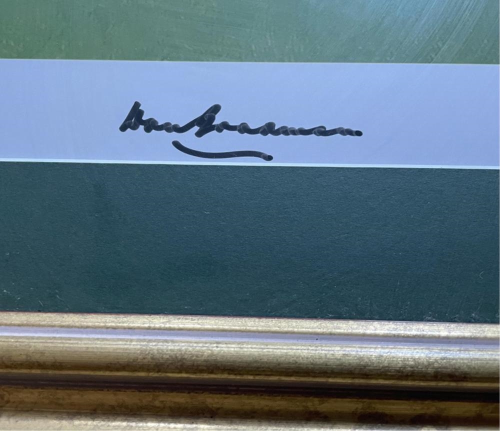 Artwork by Colin Joseph Dudley, Bradman's Walk to Glory, Made of Limited Edition Print