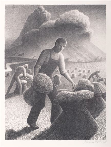 Approaching Storm - Grant Wood