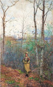 Strolling Through the Forest - Frank C. Penfold