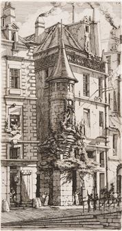 Tourelle de la Rue de la Tixéranderie - Charles Meryon