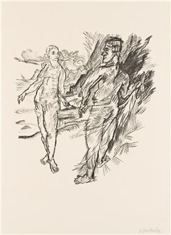 Der gefesselte Columbus - Oskar Kokoschka