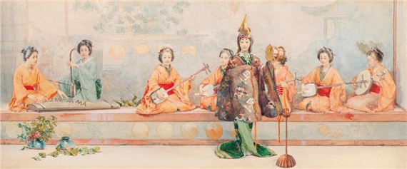 Japanese Theater - Albert Herter