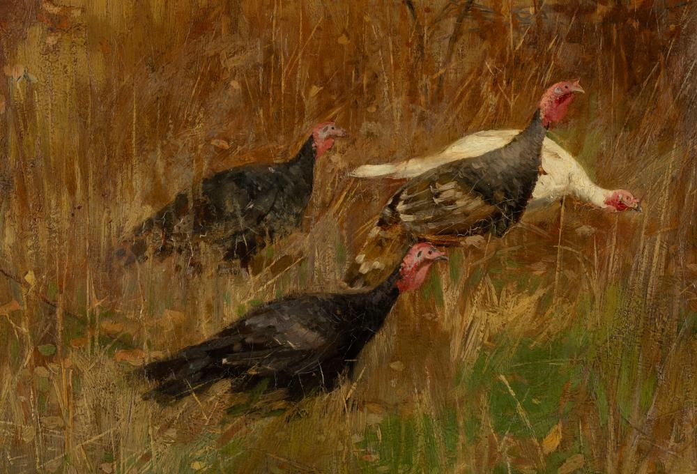 Artwork by Charles Morgan McIlenney, The Turkey Girl, Made of Oil On Canvas