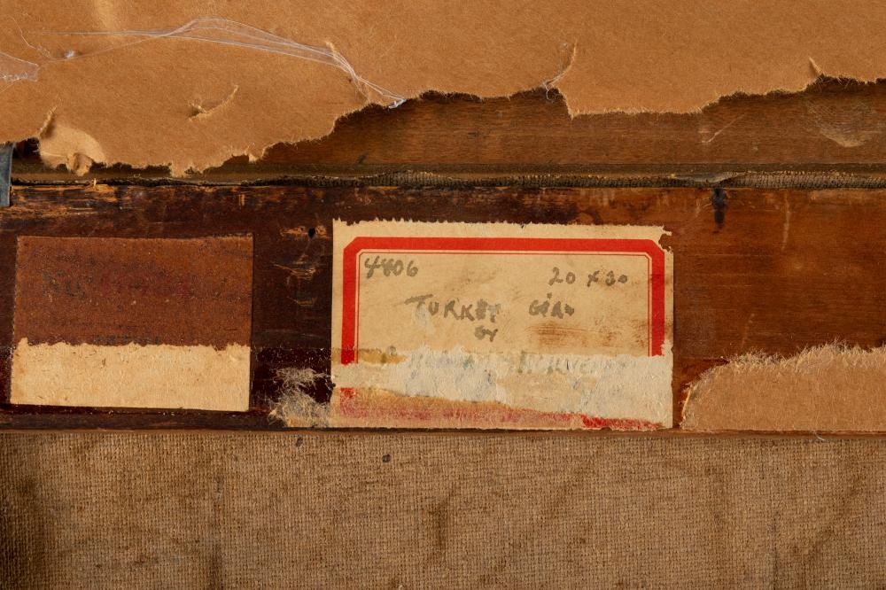 Artwork by Charles Morgan McIlenney, The Turkey Girl, Made of Oil On Canvas