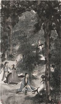 Seven Sages of the Bamboo Grove - Fu Baoshi