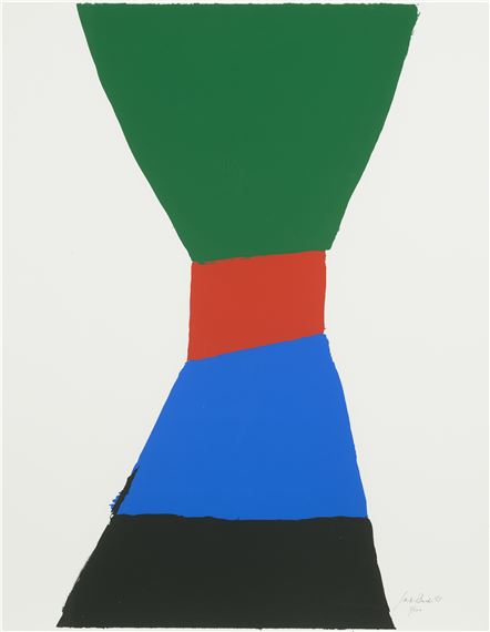 Red Sash by Jack Bush, Executed in 1965