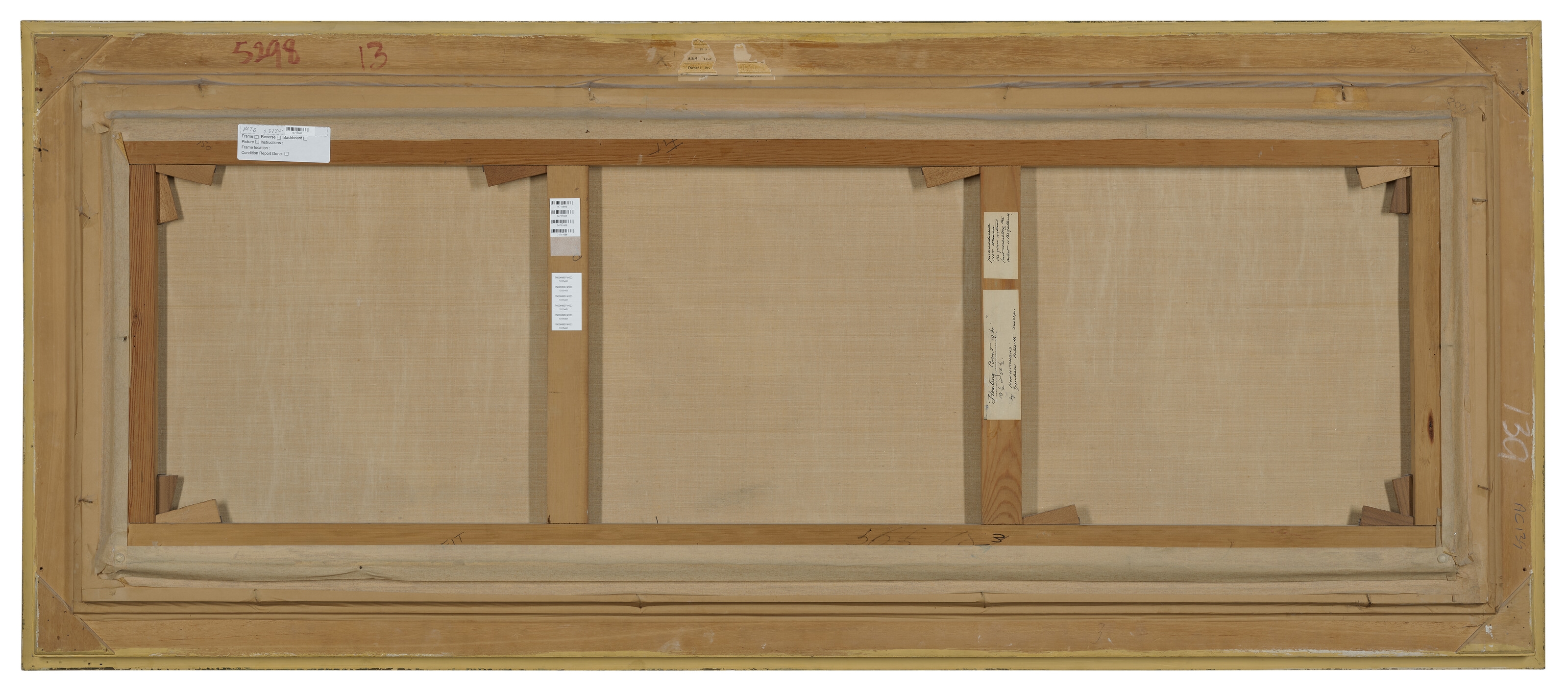 Artwork by Ivon Hitchens, Floating Boat, Made of oil on canvas