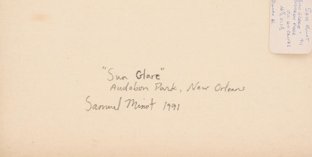 Artwork by Sam Minot, Sun Glare, Made of Oil On Canvas