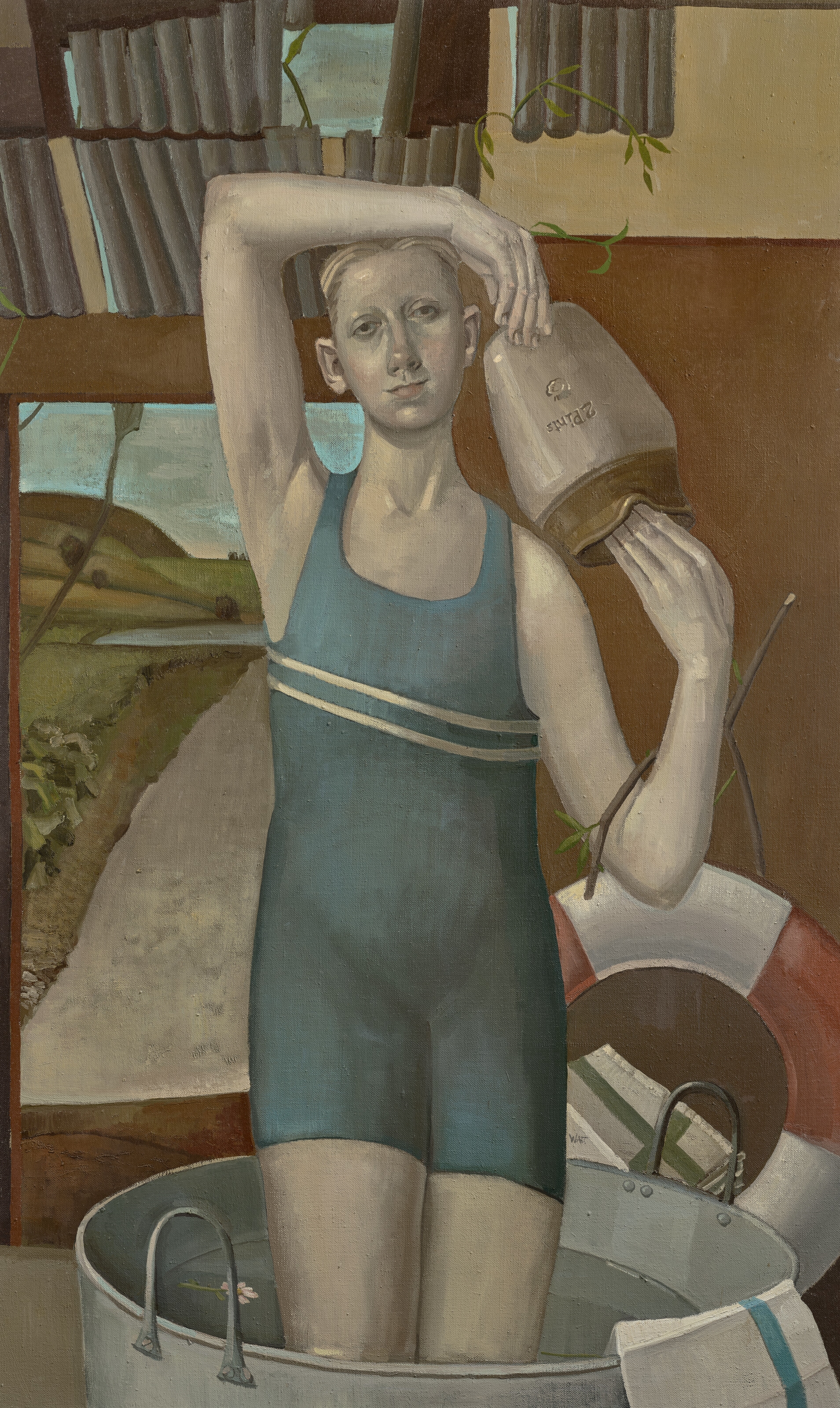 Artwork by Alison Watt, The Source, Made of oil on canvas