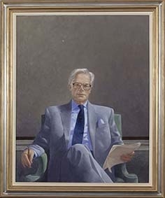 Artwork by Neil Rodger, Portrait of Julian Oglivy Thompson, Made of Oil On Canvas