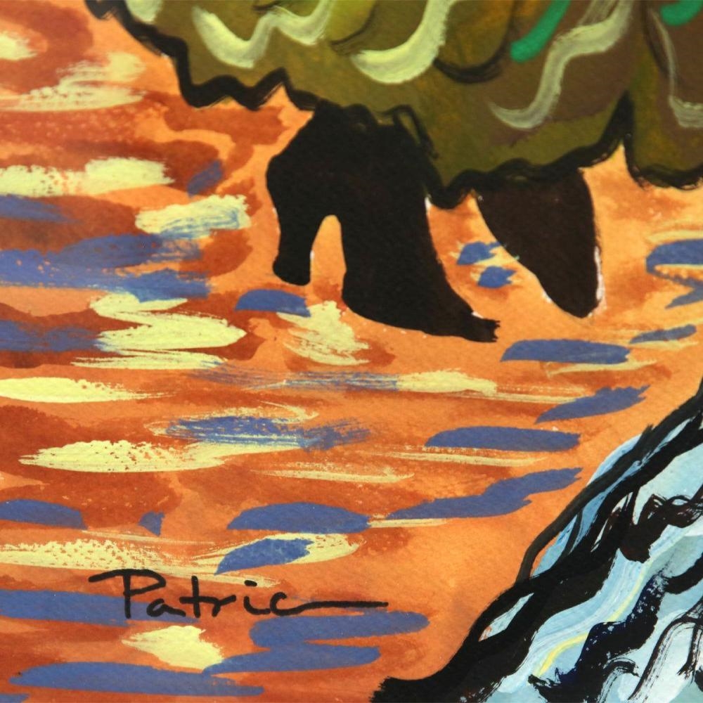 Artwork by Patricia Govezensky, A Festival of Motion, Made of Original Watercolor