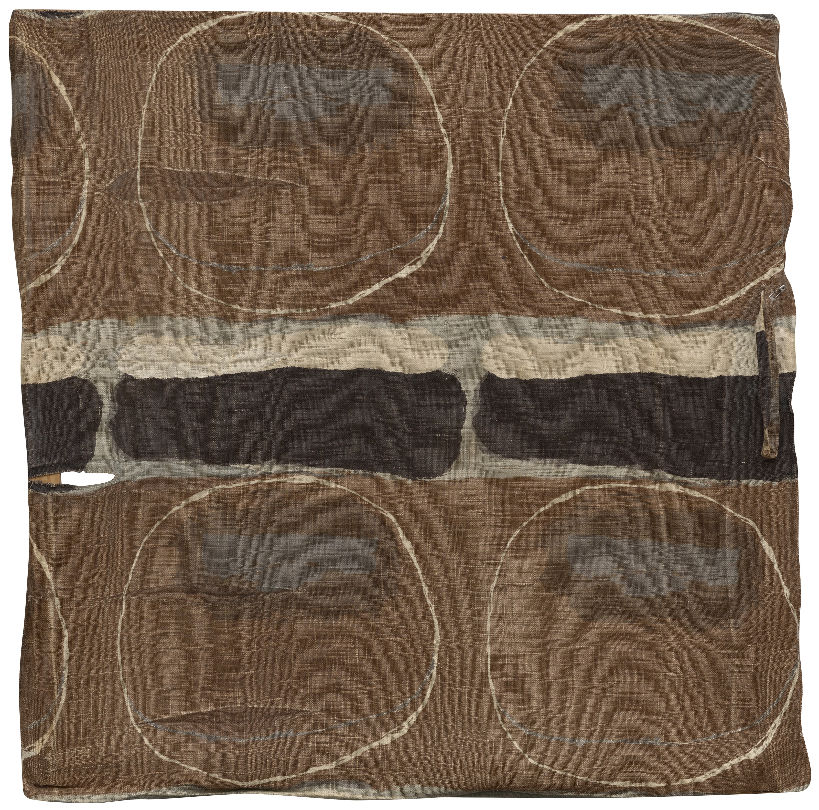 Artwork by William Scott, Whithorn, Made of screenprint in colours on linen