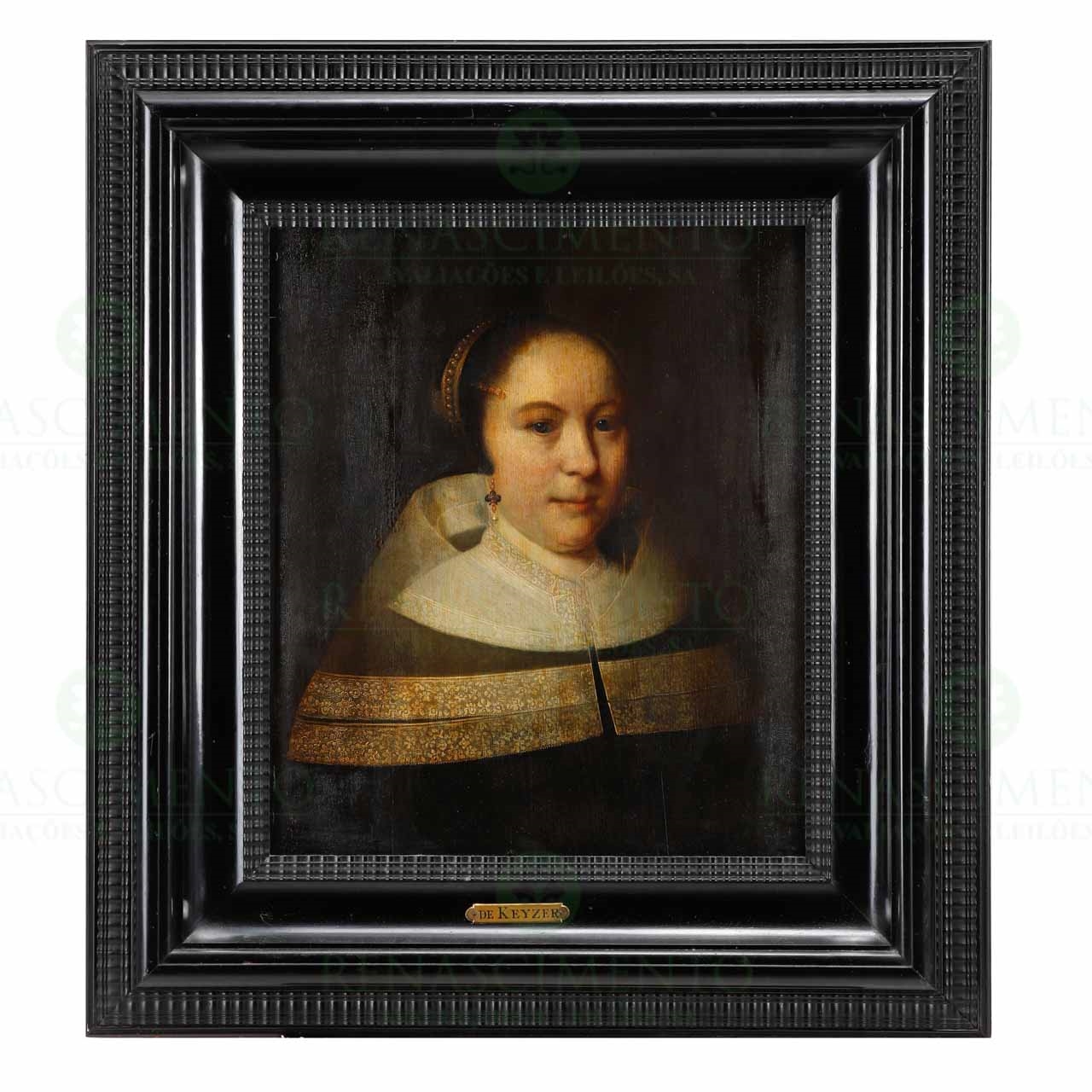 Artwork by Thomas de Keyser, BUSTO FEMININO, Made of oil on wood