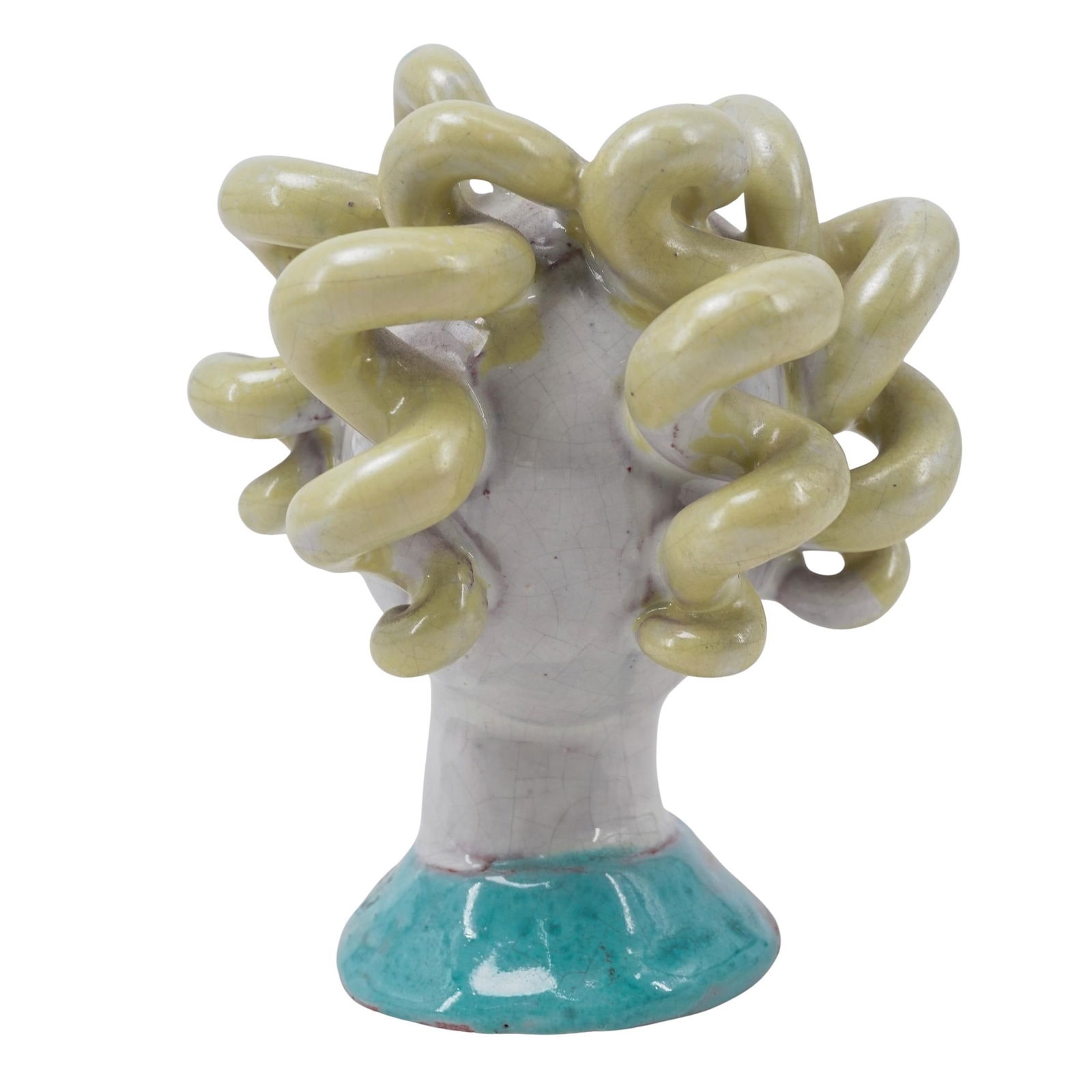 Artwork by Walter Bosse, Terracotta Clown Bust, Made of Terracotta