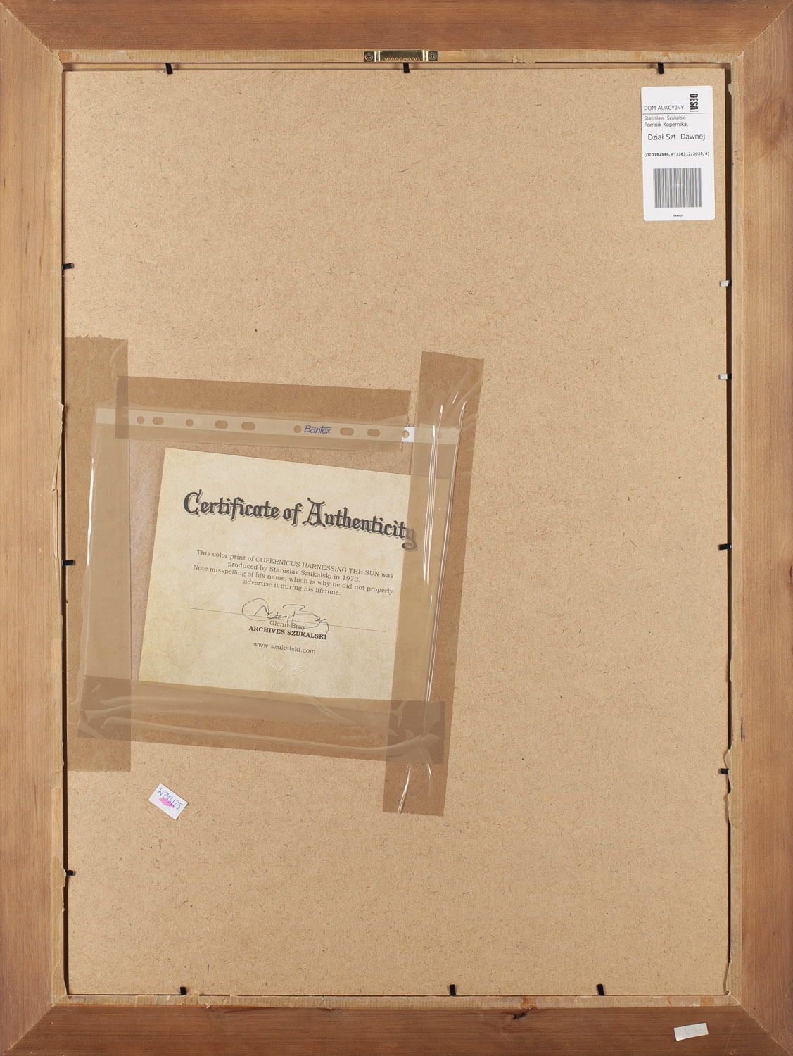 Artwork by Stanislaw Szukalski, Kopernik poskramiający słońce, Made of print/paper