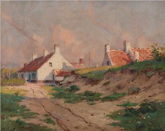 Le chemin creux près des fermettes