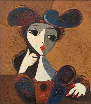Femme au chapeau