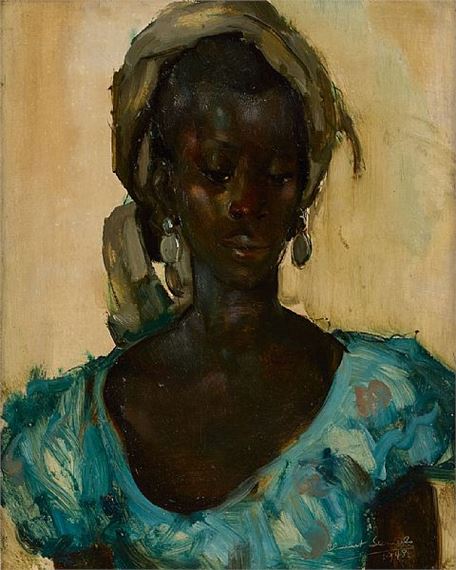 Portrait de jeune africaine