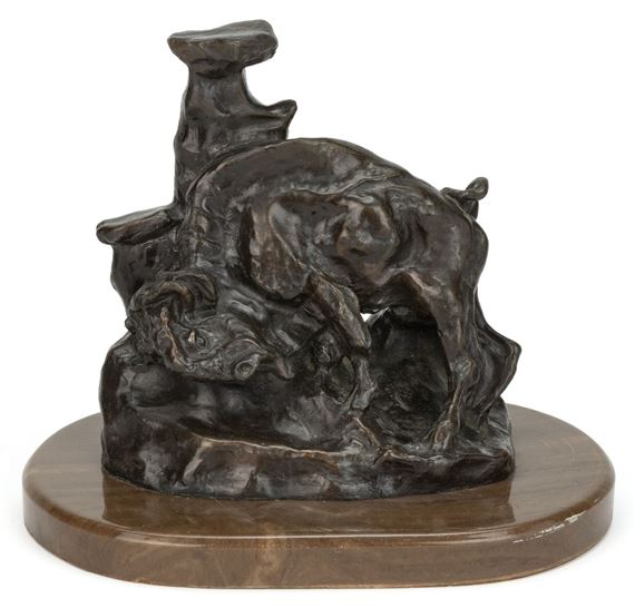 Charles Marion Russell | Buffalo sculpture | MutualArt
