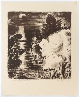 Flowering Tree - Moonlight - Karl Schrag