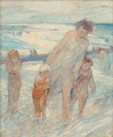 Vue de la plage - Jules-Pierre van Biesbroeck