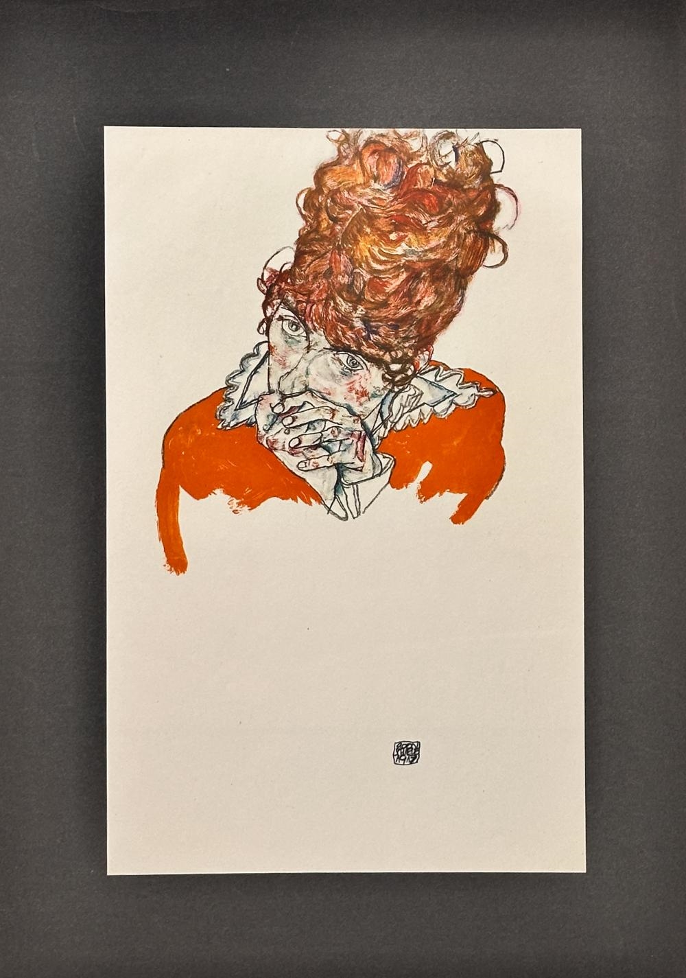 Artwork by Egon Schiele, HANDZEICHNUNGEN PORTFOLIO OF 15 PRINTS, Made of Collotype