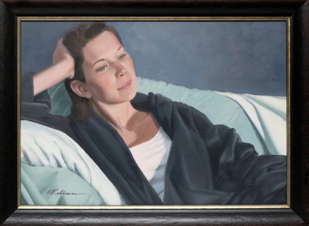 Artwork by Carol Koebbeman, Contemplation, Made of Oil On Panel