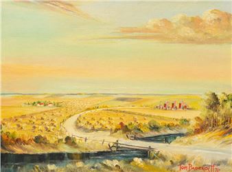 Harvest Scene, Lumsden Valley - Tom Badenoch