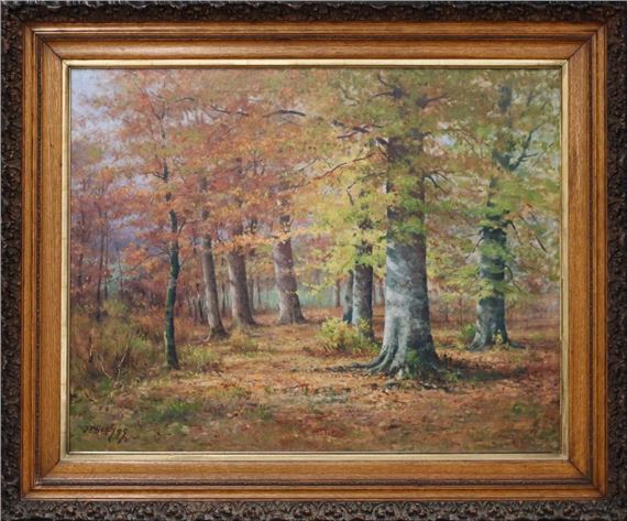 Richmond Beeches by John E. Bundy, 1899