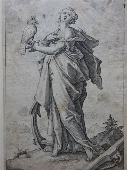 Sancta Fides / Solamen Spes alma hominum - Hendrick Goltzius