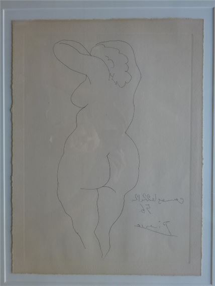 Femme vue de dos - Pablo Picasso