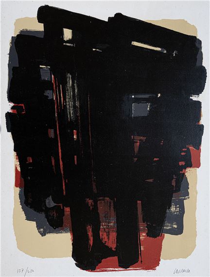 Lithograph No. 8 - Pierre Soulages