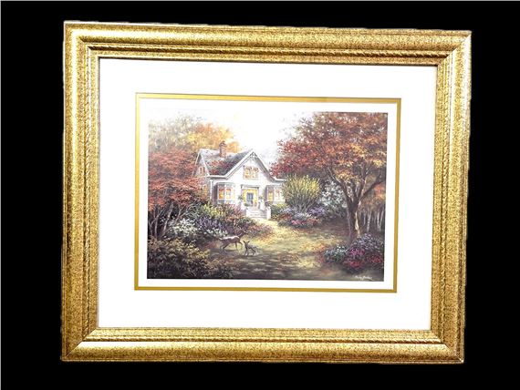 Deer and Cottage - Nicky Boehme