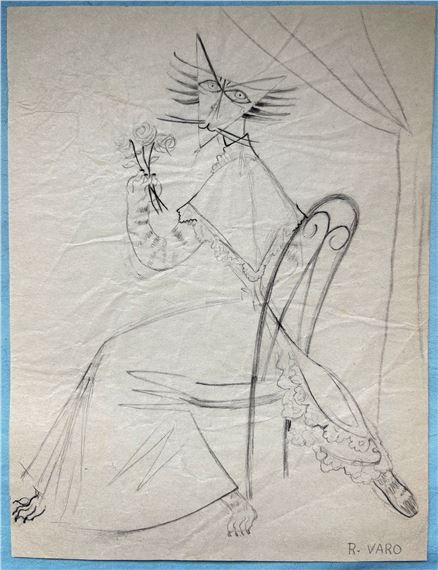 "Dama Felina" - Catalogue #97 - Remedios Varo