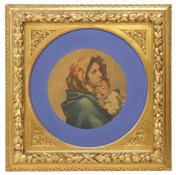 Tapisserie Murale Italienne Madonna Ferruzzi II - Art Mural Religieux - 11x17"