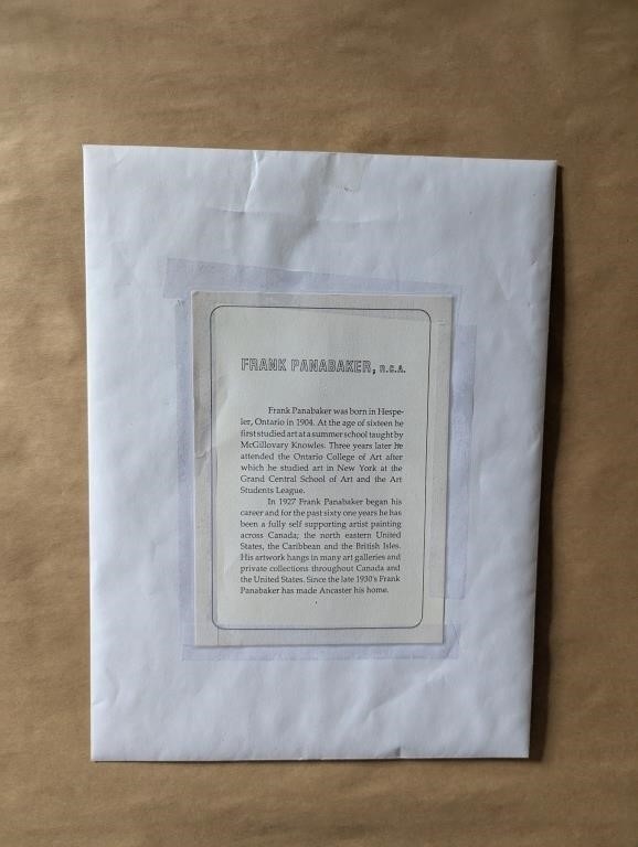 Artwork by Frank Panabaker, Crossing the Speed River, Made of Limited Edition Print