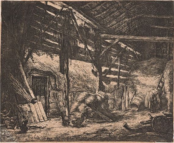 The Barn - Adriaen van Ostade