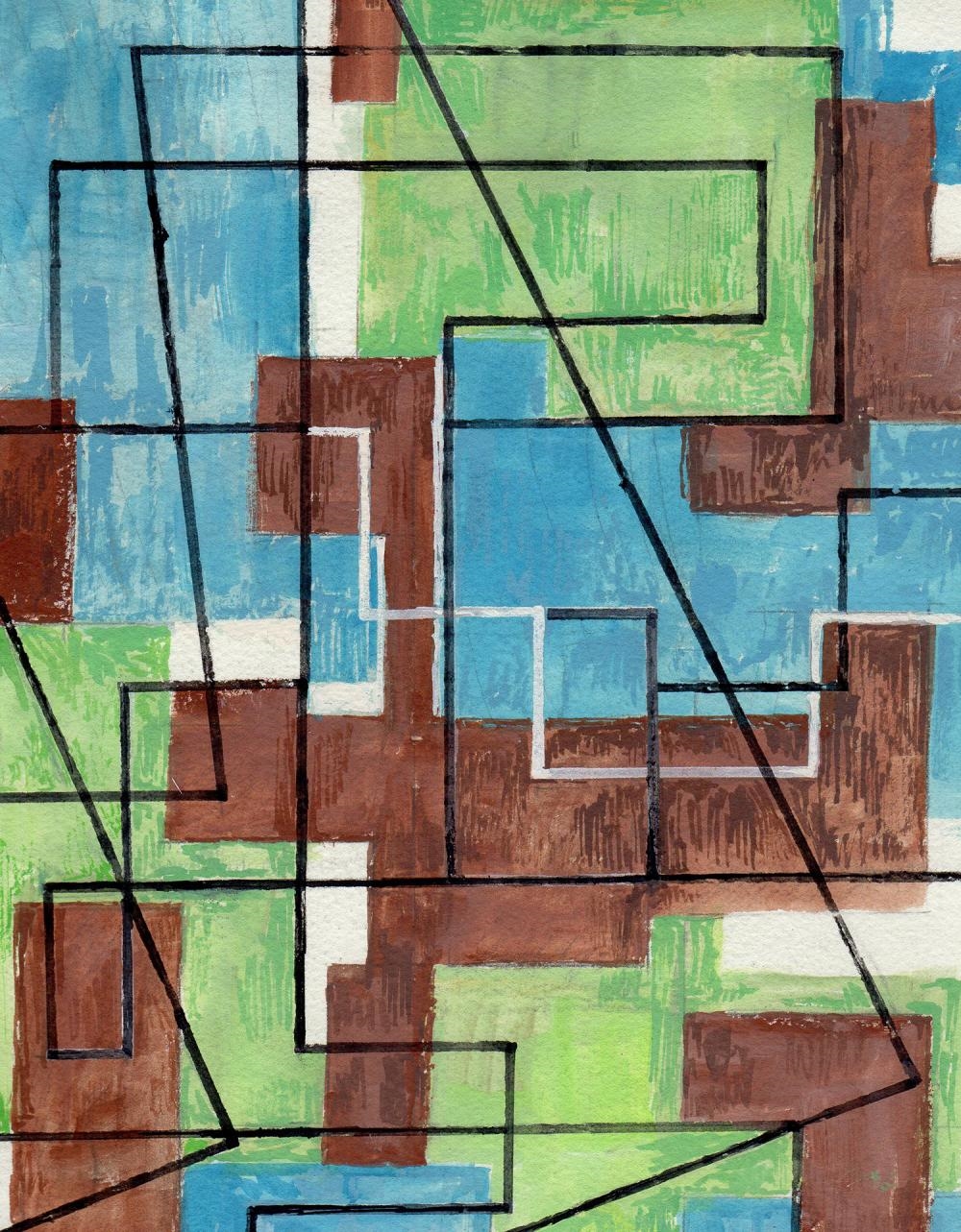 Josef Johann Mathis | Opposites in Form and Color (1996) | MutualArt