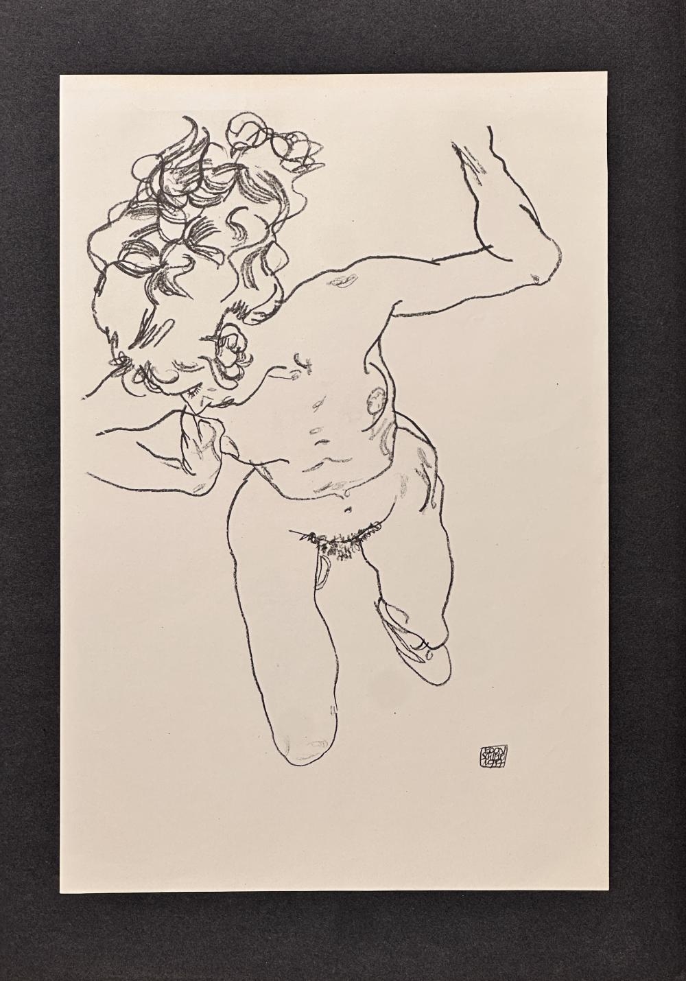 Artwork by Egon Schiele, HANDZEICHNUNGEN PORTFOLIO OF 15 PRINTS, Made of Collotype