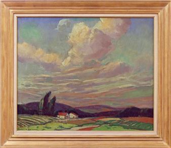 Big Sky Summer Landscape - Carl Krafft
