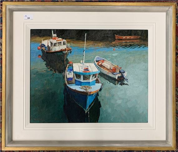 Scottish Boats by Richard Dack
