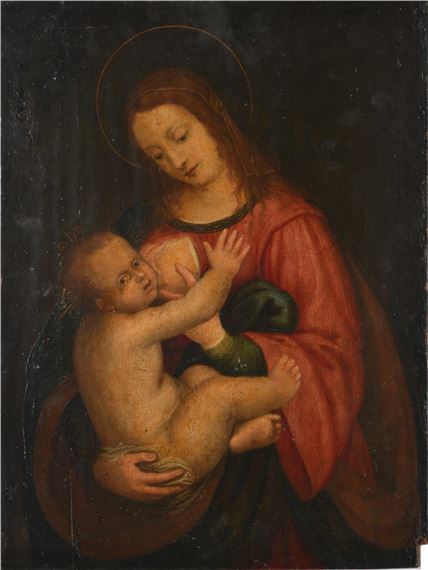 Madonna and Child by Italian School, 17th Century, 17th century