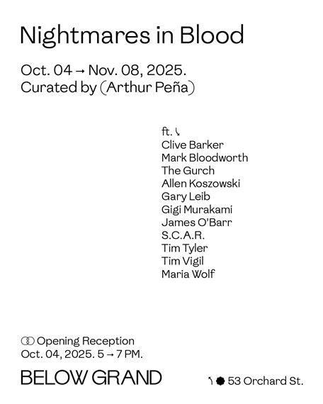Nightmares in Blood - Below Grand (Orchard St.)